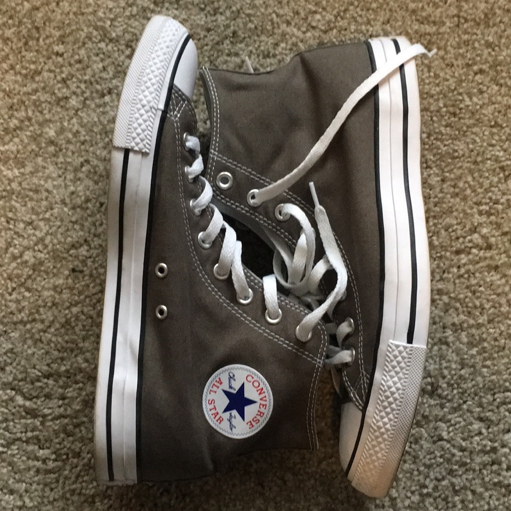 Grey Converse All-Star sneakers